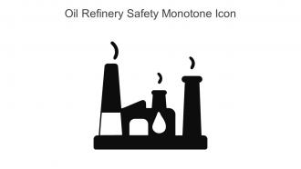 Oil Refinery Safety Monotone Icon In Powerpoint Pptx Png And Editable Eps Format