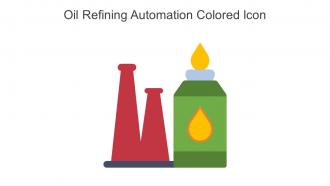 Oil Refining Automation Colored Icon In Powerpoint Pptx Png And Editable Eps Format