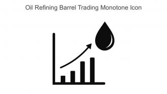 Oil Refining Barrel Trading Monotone Icon In Powerpoint Pptx Png And Editable Eps Format