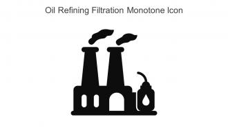 Oil Refining Filtration Monotone Icon In Powerpoint Pptx Png And Editable Eps Format