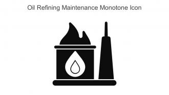 Oil Refining Maintenance Monotone Icon In Powerpoint Pptx Png And Editable Eps Format