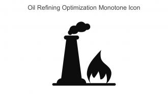 Oil Refining Optimization Monotone Icon In Powerpoint Pptx Png And Editable Eps Format