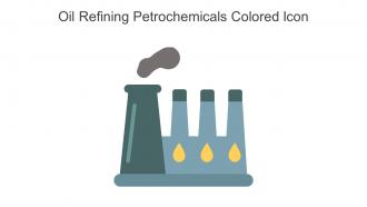 Oil Refining Petrochemicals Colored Icon In Powerpoint Pptx Png And Editable Eps Format