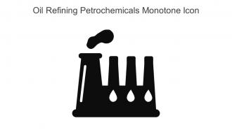 Oil Refining Petrochemicals Monotone Icon In Powerpoint Pptx Png And Editable Eps Format