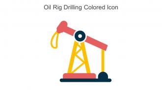 Oil Rig Drilling Colored Icon In Powerpoint Pptx Png And Editable Eps Format