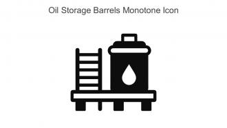 Oil Storage Barrels Monotone Icon In Powerpoint Pptx Png And Editable Eps Format