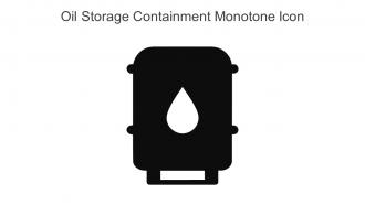 Oil Storage Containment Monotone Icon In Powerpoint Pptx Png And Editable Eps Format