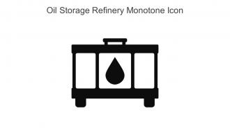 Oil Storage Refinery Monotone Icon In Powerpoint Pptx Png And Editable Eps Format