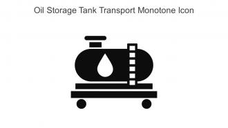 Oil Storage Tank Transport Monotone Icon In Powerpoint Pptx Png And Editable Eps Format