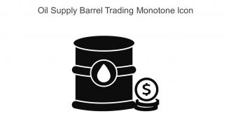 Oil Supply Barrel Trading Monotone Icon In Powerpoint Pptx Png And Editable Eps Format
