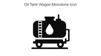 Oil Tank Wagon Monotone Icon In Powerpoint Pptx Png And Editable Eps Format