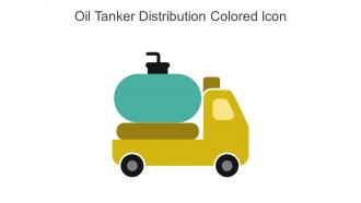 Oil Tanker Distribution Colored Icon In Powerpoint Pptx Png And Editable Eps Format
