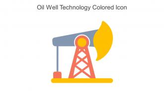 Oil Well Technology Colored Icon In Powerpoint Pptx Png And Editable Eps Format