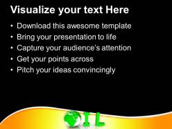 Oil world industrial petroleum business powerpoint templates ppt themes and graphics 0213