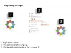 Oj eight staged swot circle diagram flat powerpoint design