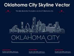 Oklahoma city skyline vector powerpoint presentation ppt template