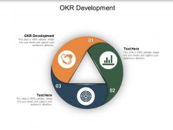 Okr development ppt powerpoint presentation infographics slides cpb