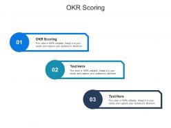 Okr scoring ppt powerpoint presentation slides elements cpb