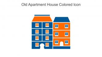 Old Apartment House Colored Icon In Powerpoint Pptx Png And Editable Eps Format