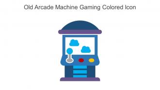 Old Arcade Machine Gaming Colored Icon In Powerpoint Pptx Png And Editable Eps Format