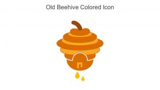 Old Beehive Colored Icon In Powerpoint Pptx Png And Editable Eps Format