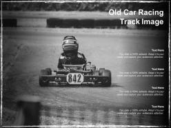 Old Car Racing Track Image