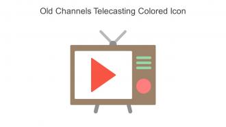 Old Channels Telecasting Colored Icon In Powerpoint Pptx Png And Editable Eps Format