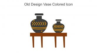 Old Design Vase Colored Icon In Powerpoint Pptx Png And Editable Eps Format