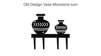 Old Design Vase Monotone Icon In Powerpoint Pptx Png And Editable Eps Format