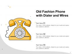 Old Fashioned Wires Clothes Wearing Old Dialer Phone