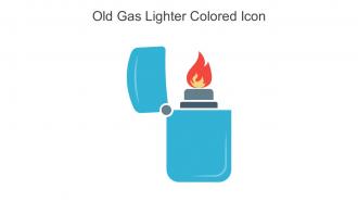 Old Gas Lighter Colored Icon In Powerpoint Pptx Png And Editable Eps Format
