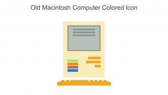 Old Macintosh Computer Colored Icon In Powerpoint Pptx Png And Editable Eps Format