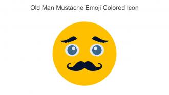 Old Man Mustache Emoji Colored Icon In Powerpoint Pptx Png And Editable Eps Format