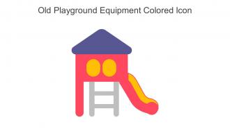 Old Playground Equipment Colored Icon In Powerpoint Pptx Png And Editable Eps Format