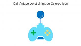 Old Vintage Joystick Image Colored Icon In Powerpoint Pptx Png And Editable Eps Format