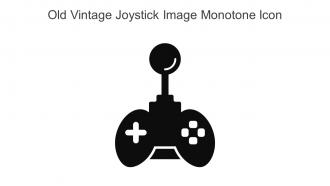 Old Vintage Joystick Image Monotone Icon In Powerpoint Pptx Png And Editable Eps Format