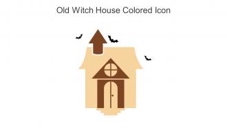 Old Witch House Colored Icon In Powerpoint Pptx Png And Editable Eps Format