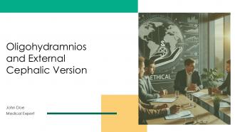 Oligohydramnios And External Cephalic Version PPT Example ACP