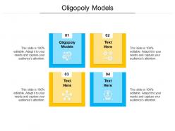 Oligopoly models ppt powerpoint presentation show ideas cpb