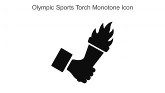 Olympic Sports Torch Monotone Icon In Powerpoint Pptx Png And Editable Eps Format