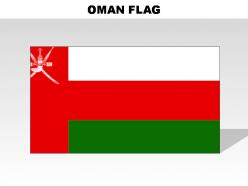 Oman country powerpoint flags