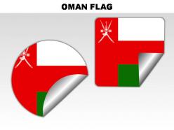 Oman country powerpoint flags