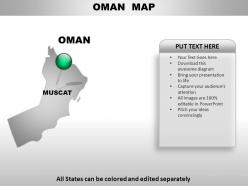 Oman country powerpoint maps