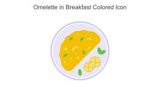Omelette In Breakfast Colored Icon In Powerpoint Pptx Png And Editable Eps Format