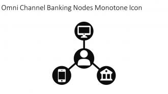 Omni Channel Banking Nodes Monotone Icon In Powerpoint Pptx Png And Editable Eps Format