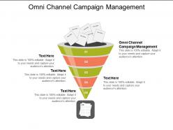 Omni channel campaign management ppt powerpoint presentation infographic cpb