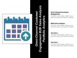 Omni channel customer engagement b2b sales analysis portfolio analytics cpb