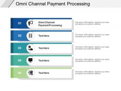 Omni channel payment processing ppt powerpoint presentation show icon cpb