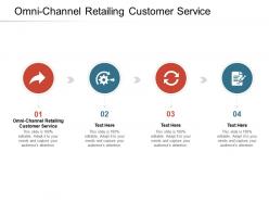 Omni channel retailing customer service ppt powerpoint presentation summary example cpb