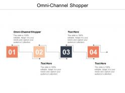 Omni channel shopper ppt powerpoint presentation ideas inspiration cpb